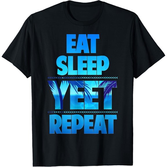 Funny Eat Sleep Yeet Repeat Vintage T-Shirt