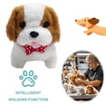 thumbnail image 6 of My Realistic Robot Puppy - Realistic Plush Electronic Puppy Toy, Interactive Stuffed Dogs for Sitting, Barking, Walking and Running(Brown), 6 of 9