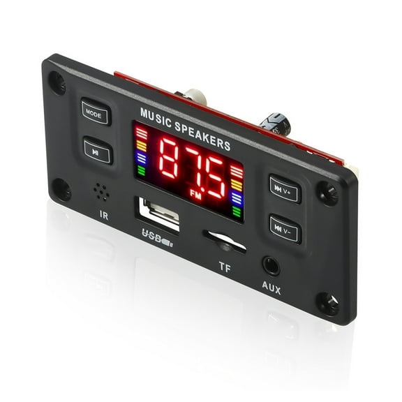 FYUU Car FM Radio Module Bluetooth Speaker MP3 Decoder Board USB TF FM Music Player