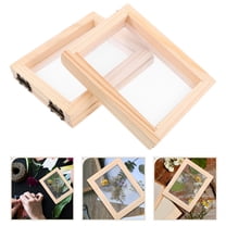 LEXSOMEO 2pcs Paper Making Molds Paper Making Mold Paper Making Screen Paper Frames For Screens For Paper Making Screen For Paper Making Frame For Paper Making Wooden Paper Making Screen