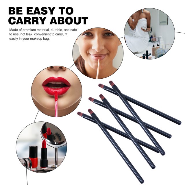 OULII Multi Function Lipstick Applicator 50Pack Short Makeup Brushes For Women Makeup Tools
