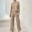 Khaki Womens Clothes, variant on The Big Save of Today kttectoa Outfits for Women Knit Casual Outfits Winter Sets Women Loungewear Solid Long Sleeve Crew Neck Button Pullover Tops and Pants Lounge Sets for Women
