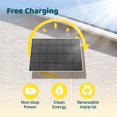 thumbnail image 4 of Cargador de panel solar NETVUE tipo C de 3 W IP65 a prueba de agua, 4 of 5