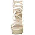 thumbnail image 3 of Unique Bargains Sandales à Talons Compensés Espadrilles à Lacets pour Femmes, 3 of 6