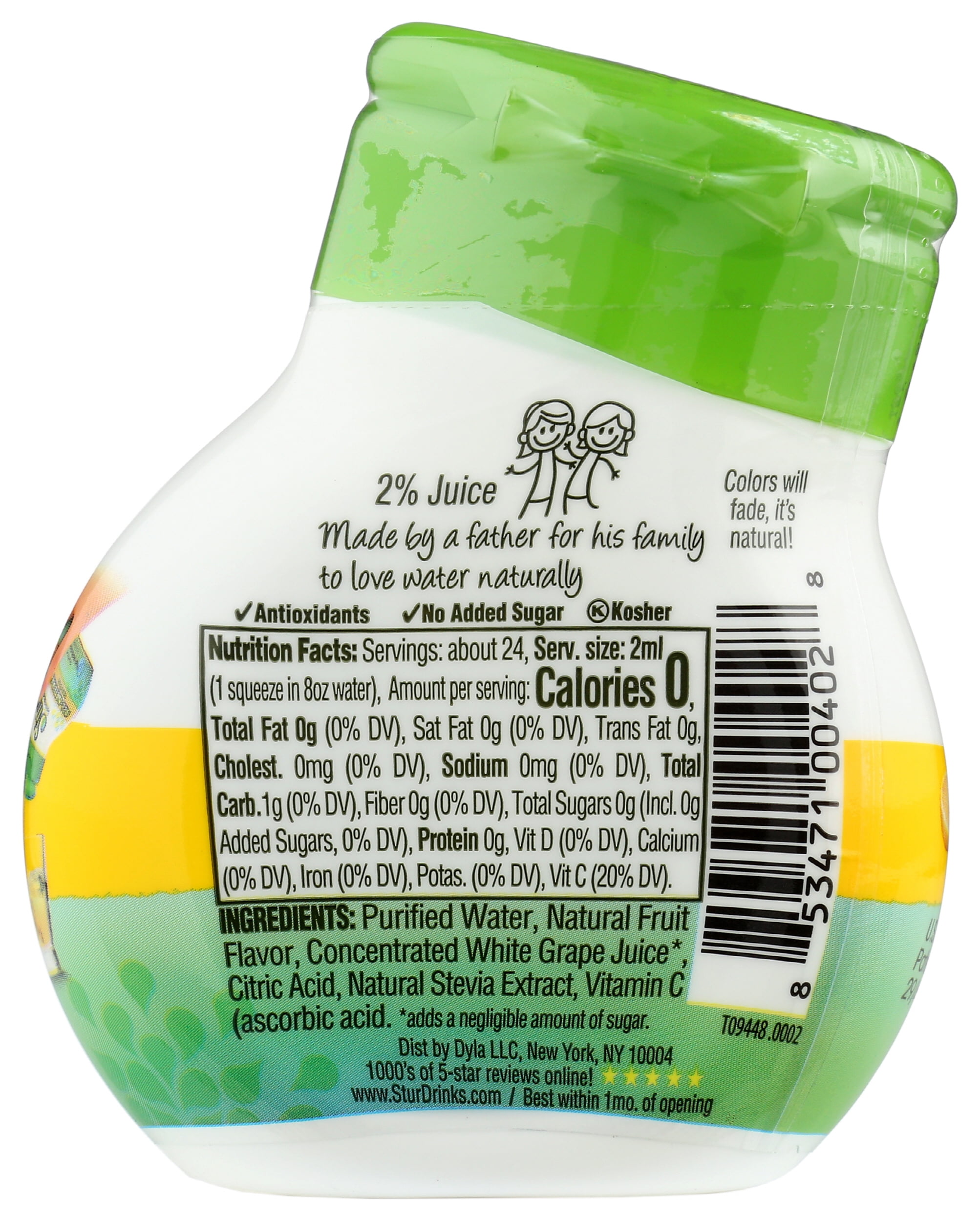Stur Water Enhancer Liquid Lemonade/ 1.62 Fluid Ounce, Pack Of 6
