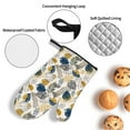thumbnail image 3 of Pofeuu Hawaiian Style Print Oven Mitts and Pot Holders 4 pcs Set,High Heat Resistant 500 Degree Extra Thicken Long Kitchen Cotton Oven Glove for Cooking, 3 of 6