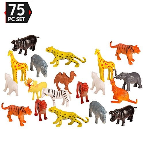 wild animals toys plastic