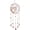 Style B-pink, variant on Handmade Tree Of Life Crystal Wind Chime Sun Catcher, Heart Crystal Hanging Decor For Indoor Window Garden Outdoor Home Decoration (Style B-Green)