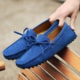 thumbnail image 5 of Men's Casual Loafers Slip On Leather Shoes Comfortable Lightweight Driving Shoes Male Moccasins Classic Penny Loafer Flats Boat Shoes Outdoor Walking Shoes, 5 of 7