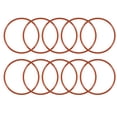 thumbnail image 1 of Anillos de sellado de O-ring de silicona VMQ, junta de sellado, roja 10 piezas 41.2mmx45mmx1.9mm, 1 of 3