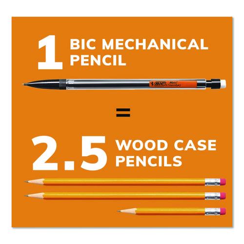 Xtra Smooth Mechanical Pencil, 0.7 mm, HB (#2), Black Lead, Clear Barrel, 40/Pack | Bundle of 10