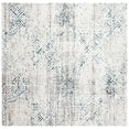thumbnail image 3 of SAFAVIEH Amalfi Hannan Distressed Area Rug, Cream/Navy, 6'7" x 6'7" Square, 3 of 12