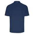 thumbnail image 3 of Men's Cutter & Buck Heather Navy UConn Huskies Forge Eco Stretch Recycled Polo, 3 of 3