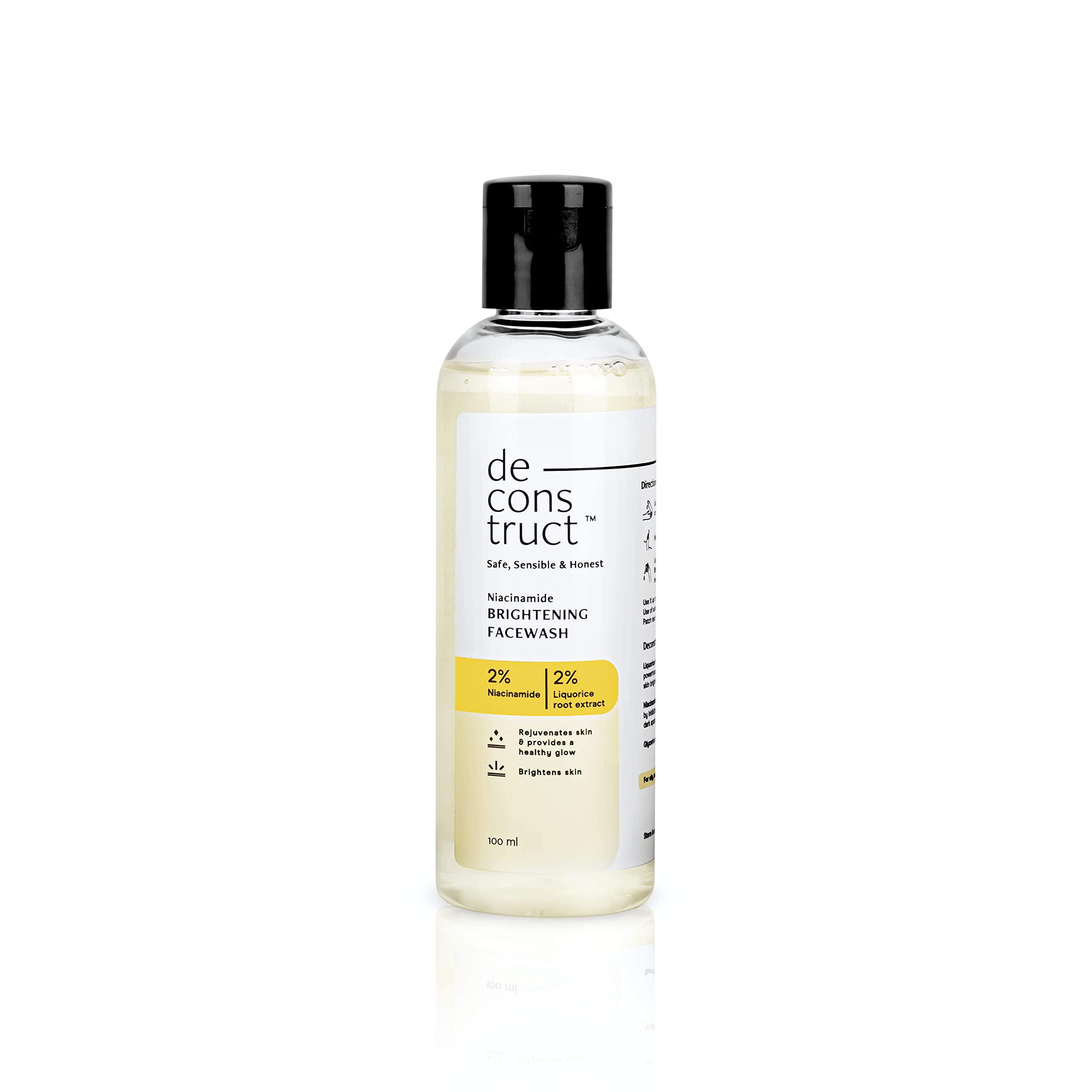 De Cons Truct Niacinamide Brightening Face Wash (2 Niacinamide+2