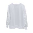thumbnail image 5 of CAIXIA Oversized Sweaters For Women Plaid Patchwork Color Block Crewneck Long Sleeve Pullover Tops Soft Basic Clothes Casual Shirts Work Outfits Fall Winter Clothes,Grey, 5 of 5
