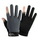 thumbnail image 1 of Guantes de pesca de dos dedos para hombre, para exteriores, con protección solar, antideslizantes, para ciclismo, transpirables, con pantalla táctil, finos y deportivos para ciclismo, 1 of 2