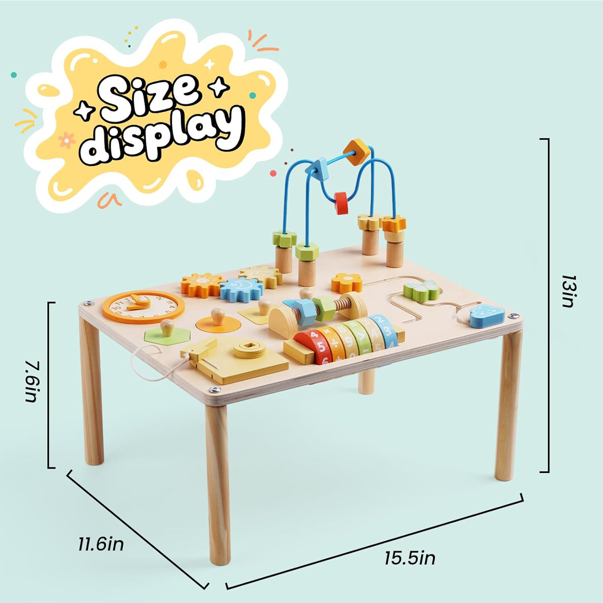 Bohorizon Kids Activity Table, Kids Table Activity Center , Pack of 1