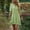 Mint Green, variant on SROBPTY Summer Dresses for Women Solid Collared Short Sleeve Button
