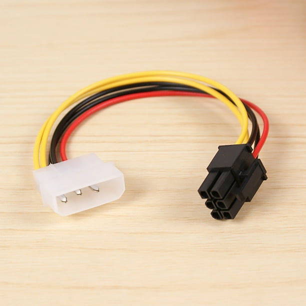 BetterZ 2Pcs 17cm Graphics Card Power Cable Professional Plug Play 4Pin