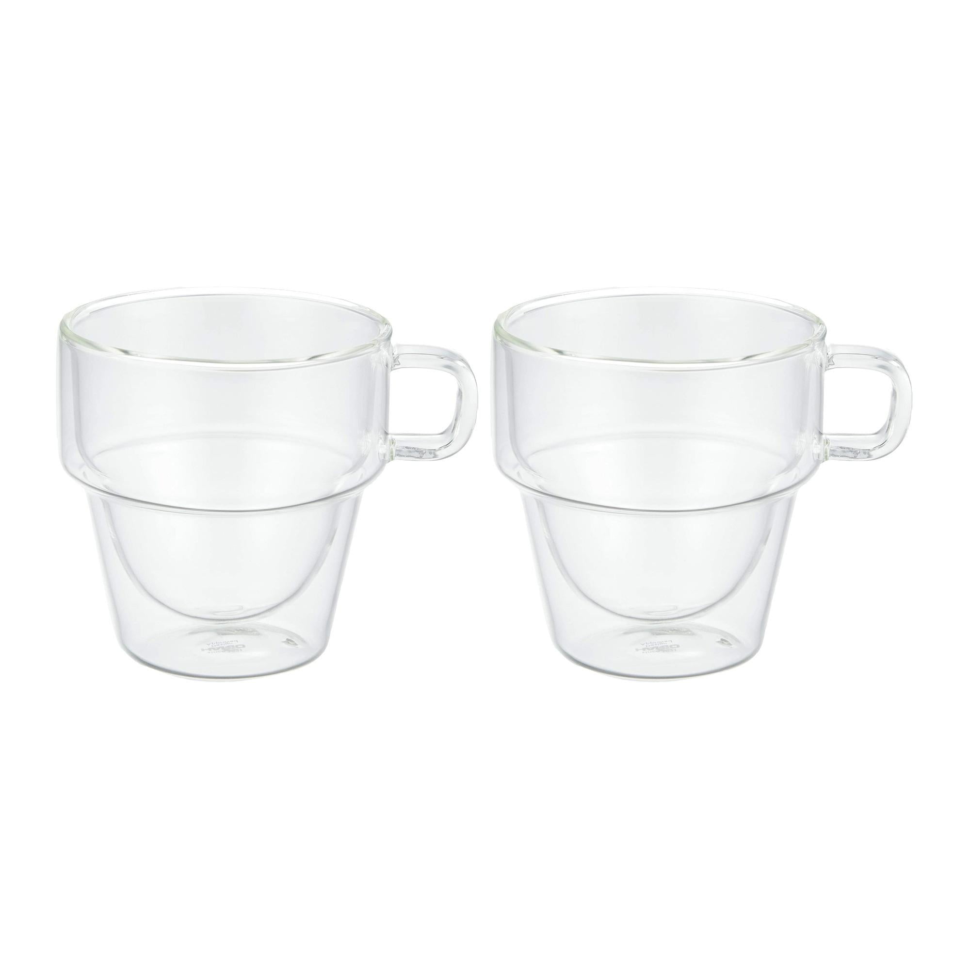 Hario Double Wall Stack Cups (280ml, 2Piece Set)