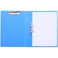 thumbnail image 1 of Double Strong Clips File Folder, Punchless Binder, Office Project Folder, Commercial or School Documents File Folder, for Letter Size or A4 Size, 100 Sheet Capacity, Blue, 1 of 8