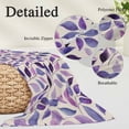 thumbnail image 3 of Spring Purple Leaves Pillow Covers 12"x20", Country Botanical Pastoral Leaf Beige Soft Brushed Microfiber Breathable Throw Pillow Covers, Pillowcase with Zipper for Couch Sofa Bedroom Living Room, 3 of 9