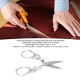 thumbnail image 4 of Embroidery Shears, Sewing Trimming Scissors Crafting Threading Scissors Fast Cutting Soft Handle Pointed Tip Scissors Small Shears Cutting Tools for Needlework Craft Art, 4 of 7