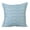 Aqua Blue, variant on The HomeCentric Euro Pillow Silver European Pillow Shams Pack of 2 26x26 inch (65x65 cm) Silk Euro Pillow Cases Solid Color Pintucks Textured Striped Modern European Shams Easter - Silver Ocean