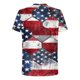thumbnail image 5 of Mens Camisetas de Moda Casual Impresión Cuello Redondo Suéter Gimnasio Deportes Camiseta, Blusa de Manga Corta de Poliéster, Lavado de Manos, 5 of 5