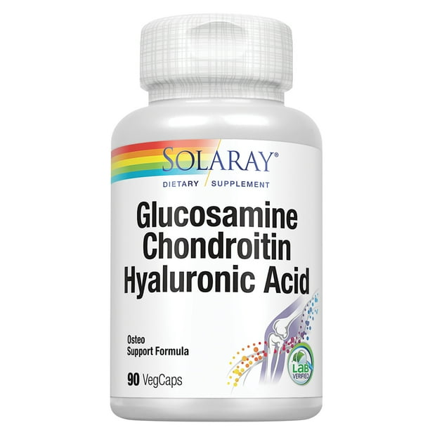 Solaray Glucosamine Chondroitin Hyaluronic Acid Healthy Joint Comfort