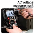 thumbnail image 3 of ANENG SZ11 Multimètre Numérique Mural 6000 Unités avec Écran LCD Rétroéclairé – Mesure la Tension AC/DC (1000V DC, 750V AC), Courant (20A), Résistance, Capacité, Fréquence, Température; Inclus NCV, 3 of 7