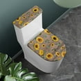 thumbnail image 2 of SEANATIVE Wood Sunflower Toilet Tank Covers Easy to Install Toilet Tank Lid Replacement Soft Toilet Tank Lid 2 Piece Toilet Lid Covers for Bathroom Decoration, 2 of 7