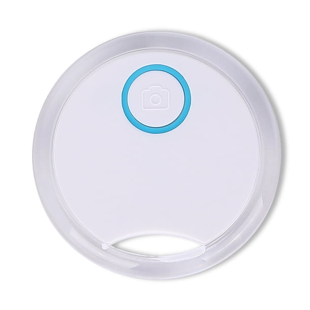 Wosthever Buscador de llaves inalámbricas Compatible con Bluetooth Monedero Bolso Equipaje Rastreador de alarma anti-perdida de doble vía Localizador Electrodomésticos Blanco