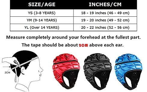 Soft Shell Protective Headgear Rugby Headguards Padded Gear Adjustable Padding Helmet for Soccer Goalie Football Youth Kids