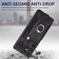 thumbnail image 3 of Allytech Galaxy S21 Ultra Case Wallet, RFID Blocking Multiple Cards Slots Ring Holder Stand Shockproof Protective Hand Wrist Wallet Case Cover for Samsung Galaxy S21 Ultra - Black, 3 of 13