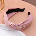 thumbnail image 7 of Ms. Hairband's Cloth In Phnom Penh Has A Knot In Solid Color and A Wide Brimmed Headband for Washing Black One Size, 7 of 7