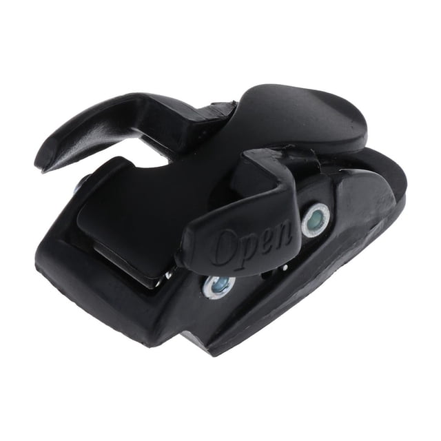 koolsoo Boucle de Patins à Roulettes, Fermoir Léger et Portable pour le Ski, Noir