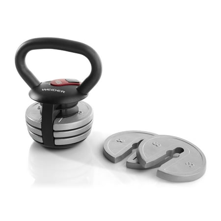 Weider PowerBell 40 Pound Workout Kettlebell for Cardio and Strength (Best Way To Lose 40 Pounds In 1 Month)