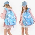 thumbnail image 2 of Purple Backpack with Lunch Box Elementary Middle High School Backpacks Students Bookbag Set School Bags, 2 of 7