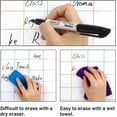 thumbnail image 4 of Shuttle Art Wet Erase Markers, 15 Pack Black 1mm Fine Tip Smudge-Free Markers, Use on Laminated Calendars,Overhead Projectors,Schedules,Whiteboards,Transparencies,Glass,Wipe with Water, 4 of 6