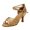 Khaki, variant on OAVQHLG3B Women Fashion Dancing Rumba Waltz Prom Ballroom Latin Dance Sandals Shoes
