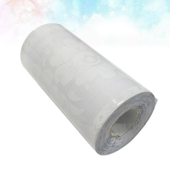 FRCOLOR Stylish PVC Wallpaper Border Sticker for Wall Decoration Silver Waterproof and Easy to Use 10cm Width 10m