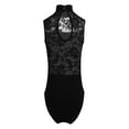 thumbnail image 2 of Alvivi Kids Girls Ballet Dance Gymnastics Leotard Sleeveless Turtle Neck Jumpsuit 5-14, 2 of 7