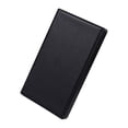 thumbnail image 4 of 18.5x10.8cm 180 hojas de cuero de la PU de tapa dura libro de negocios 180 tarjetas de nombre libro titular de la caja del libro (negro), 4 of 6