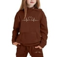 thumbnail image 2 of Byoo Tween Girls Outfits Set Hoodie Sweatshirt Joggers 2 Piece Sets Comfy Casual Sweatsuit Sets for Kids, 2 of 3