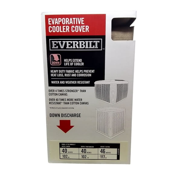 Everbilt 52-180-206601PL 40" x 40" x 46" Down Draft Evaporative Cooler Cover