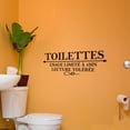 thumbnail image 3 of Yuarrent Toilettes, pegatina de pared con frases inspiradoras en español, decoración del hogar, dormitorio, calcomanía de pared para niños Decoración del hogar, 3 of 6