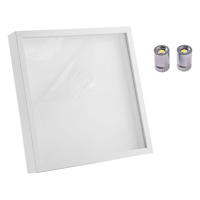 DIY Mini Museum Shadow Box Frame Only with LED Lights, Photo Frames for DIY Displays, Home Decor Gift