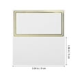thumbnail image 5 of CIMAXIC place cards 100pcs Diy Blank Table Seat Card Party Use Blank Place Card Dining Table Paper Name Card,3.54"X1.97"X1.97", 5 of 5
