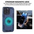 thumbnail image 3 of Allytechgroup Rugged iPhone 14 Pro Max Case with Magnetic Ring Stand, 360° Kickstand Military Grade Bumper Shockproof Armor Full Body Protective Phone Case for Apple iPhone 14 Pro Max, Blue, 3 of 8